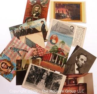 Collection of Antique Abraham Lincoln Postcards