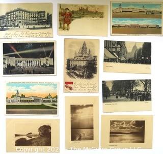 Group of Vintage Postcards.  Includes Some Real Photo Postcards. 