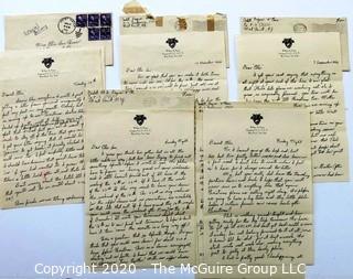 Collection of 1946 Love Letters From West Point Cadet W. A. Pogue to Elle Lou Huser.