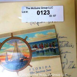 Group of WWII Letters to Miss Lois Fleming Dated 1938-1942 From Different Servicemen on Various (interesting Naval letterheads).