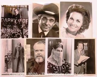 Collection of Black & White Movie and Television Promotional Stills From Various Television Stations. 