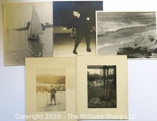 Group of Five Vintage Black & White Photos.