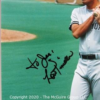 Signed Color Photo of Lou Pinella; New York Yankee player and manager