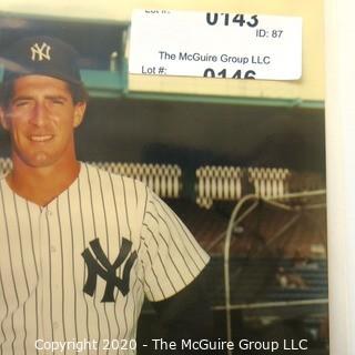 Color Autographed photo of NY Yankee Baseball Player Michael Pagliarulo