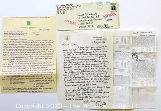 Photos, Correspondence & Ephemera for Keith Best, Politician from the United Kingdom.  Includes Signatures.