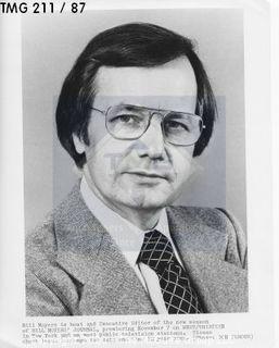 Photo: Print: Press Release: News Commentator: Bill Moyers