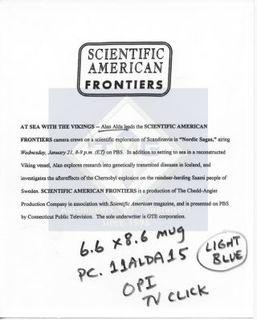 Photo: Print: Press Release: Vintage TV: Alan Alda Scientific American Frontiers