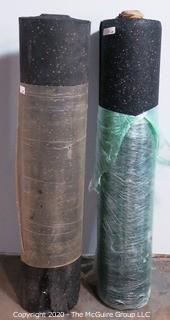 Lot of 2 Rolls of Rubber Floor Cushion and Acoustic Insulation.