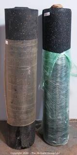 Lot of 2 Rolls of Rubber Floor Cushion and Acoustic Insulation.