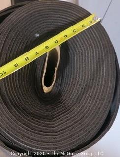 One Roll of Rubber Floor Cushion and Acoustic Underlayment; 6mm thick; approximately 200 sq. ft.  