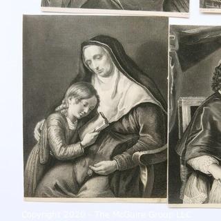 Group of Religious Themed Lithographs