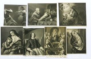 Group of Religious Themed Lithographs