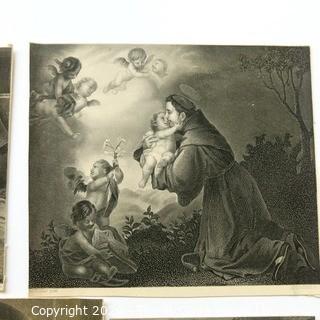 Group of Religious Themed Lithographs