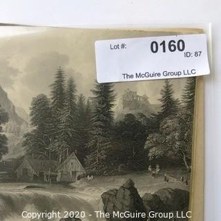 Group of Landscape and Farm Themed Lithographs