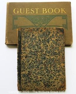 Antique Guest Register and Business Ledger