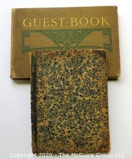 Antique Guest Register and Business Ledger