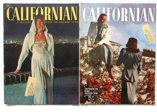 Two 1947 The Californian Magazines - Fashion, Art & Leisure.