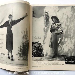 Two 1947 The Californian Magazines - Fashion, Art & Leisure.