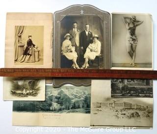 Group of Antique Cabinet Cards and Photographs