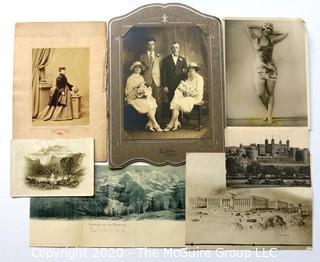 Group of Antique Cabinet Cards and Photographs