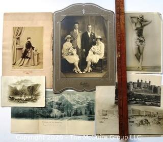 Group of Antique Cabinet Cards and Photographs