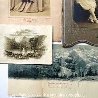 Group of Antique Cabinet Cards and Photographs