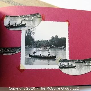 Vintage Composition Book and 1952 Diary From Camp Rockbrook North Carolina 