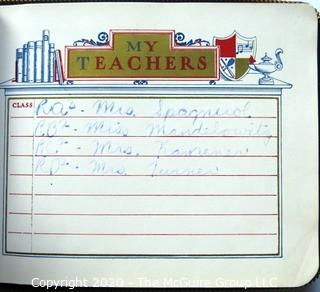 1941 Autograph Book from Herman Ridder Junior High School Bronx, New York. 