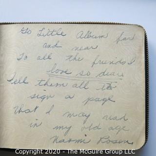 1941 Autograph Book from Herman Ridder Junior High School Bronx, New York. 