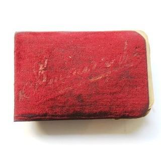 Two Victorian Velvet Cover Autograph Books Circa 1800's