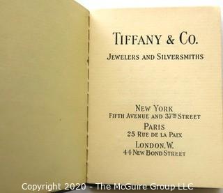 Pair of Two Antique Tiffany & Co Embossed Leather Calendar Books  - 1911 & 1935