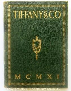 Pair of Two Antique Tiffany & Co Embossed Leather Calendar Books  - 1911 & 1935