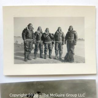 Collection of WWII Black & White Photos.  Includes Zeppelin and Fighter Pilots. 