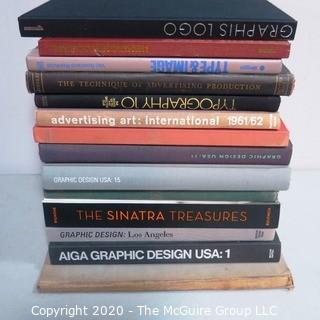 Group of Vintage Books, Many on Graphic Design