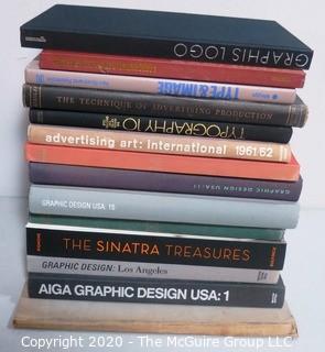 Group of Vintage Books, Many on Graphic Design