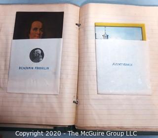 Pair of Vintage Books.  One on how to photograph with a Leica Camera and the second is a scrap book  on Native Americans