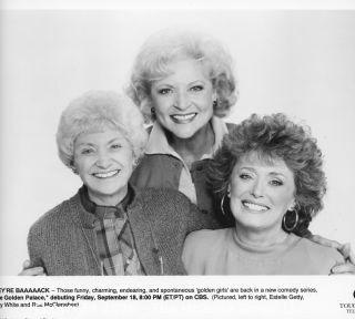 Photo: Print: Press Release: Vintage TV Show: Golden Girls