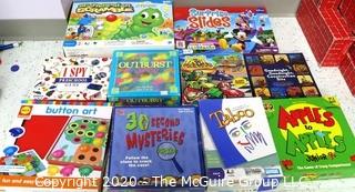 Group of  Children's Games and Activities in Boxes - Room 13 Toy Closet