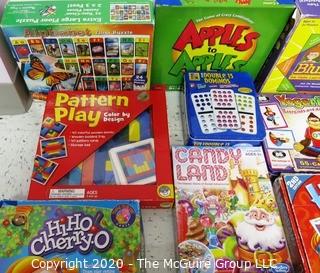 Group of  Children's Games and Activities in Boxes - Room 13 Toy Closet