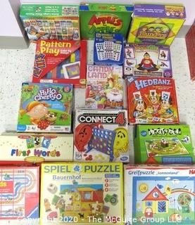 Group of  Children's Games and Activities in Boxes - Room 13 Toy Closet