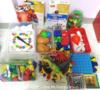 Group of  Children's Games and Activities in Boxes Including Twister, Mr & Mrs Potato Head, Etc. - Room 13 Toy Closet