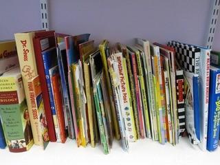 Large Shelf Lot of Children's Books for All Ages in Played with Condition - Room 13 Toy Closet