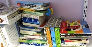 Large Shelf Lot of Children's Books for All Ages in Played with Condition - Room 13 Toy Closet