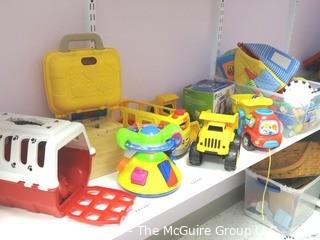 Group of Pre School Play Toys.- Room 13 Toy Closet