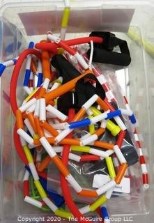 Group of Tennis Rackets, Bead Jump Rope, Orbit Jump Ball -  Room 13 Toy Closet