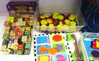 Group of  Children's Dexterity Games and Activities in Boxes - Room 13 Toy Closet