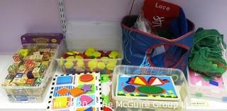 Group of  Children's Dexterity Games and Activities in Boxes - Room 13 Toy Closet