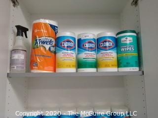 Group of Disinfectant Wipes and Hand Sanitizer - Room 20 Kitchen {marked lot 213}