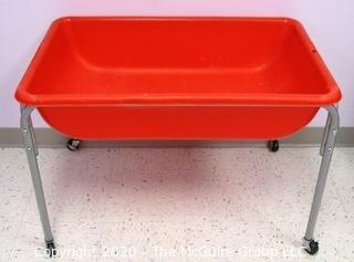 Plastic Sand Table With Lid on Casters - Room 20 Dining Room