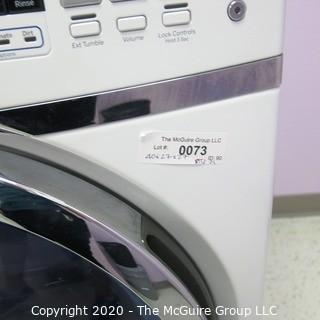 27" x 27" x 40" White Front Load Kenmore Washing Machine - Room 20 Kitchen {marked lot 73}